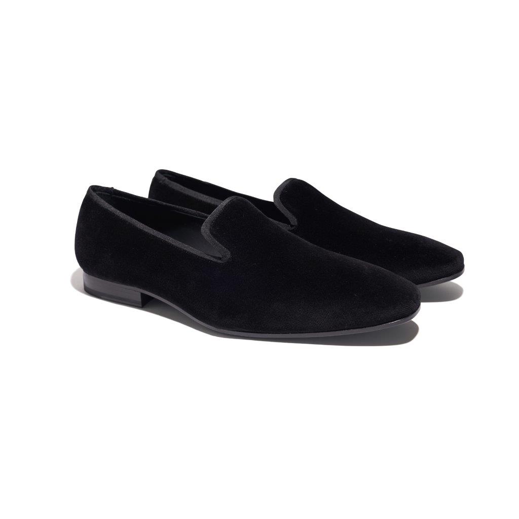 Velvet tuxedo sale shoes