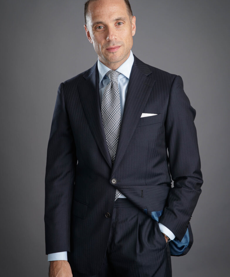 Dark Navy Blue Suit With Plaid Tie He Spoke Style dark-navy-blue-suit-with-plaid-tie-he-spoke-style