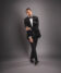 Men's Luxury Black Velvet Tuxedo Jacket with Textured Fabric – Elegant & Timeless