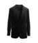 Black Textured Velvet Shawl Collar Dinner Jacket - He Spoke Style Shop
