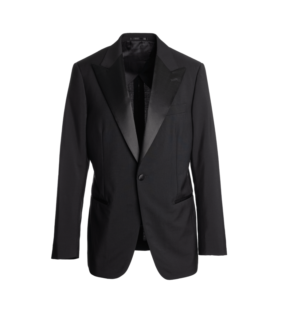 Black Tropical Wool Mohair Tuxedo | He Spoke Style