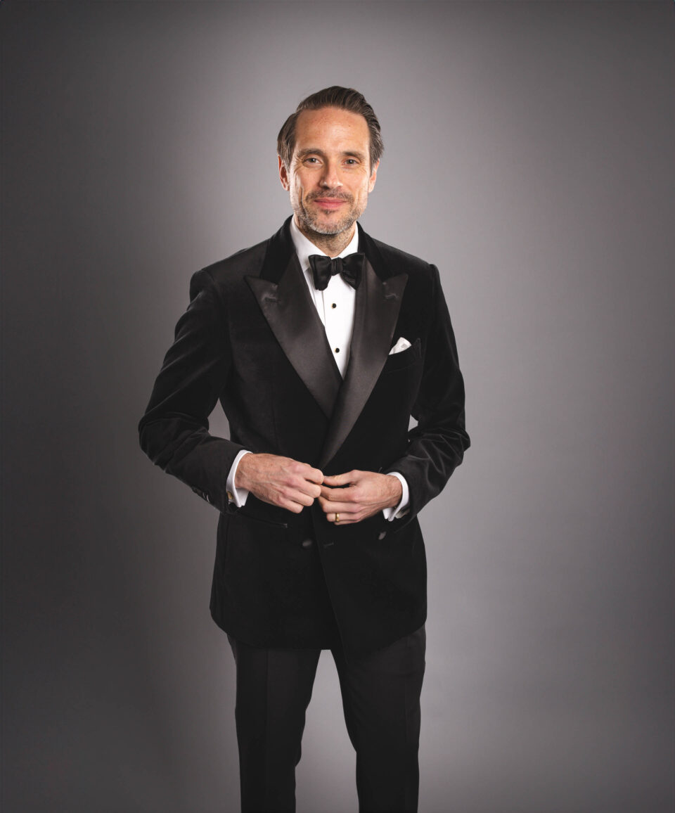 Men's Black Velvet 4x2 Double-Breasted Dinner Jacket - He Spoke Style Shop