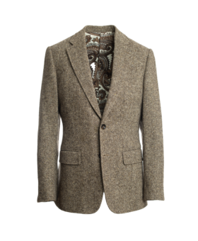Brown Donegal Tweed Sport Coat - He Spoke Style Shop