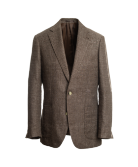 Brown Textured Wool Silk Linen Sport Coat - He Spoke Style Shop