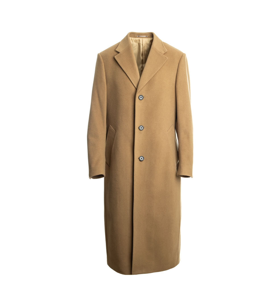 Camel Wool & Cashmere Overcoat - He Spoke Style Shop