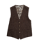 Chocolate Brown Linen Suit Vest - He Spoke Style Shop
