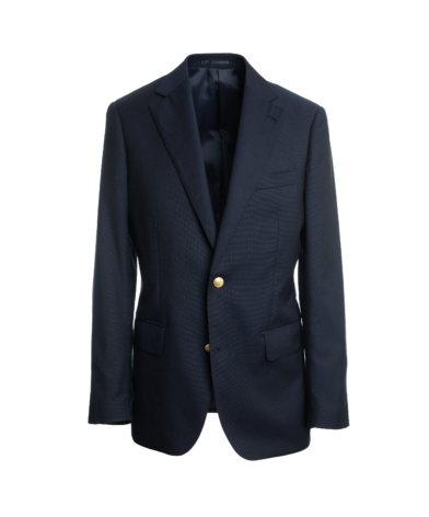 Classic Navy Blue Brass Button Sport Coat - He Spoke Style Shop