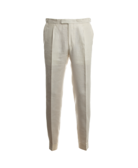 Cream Linen Pants - He Spoke Style Shop