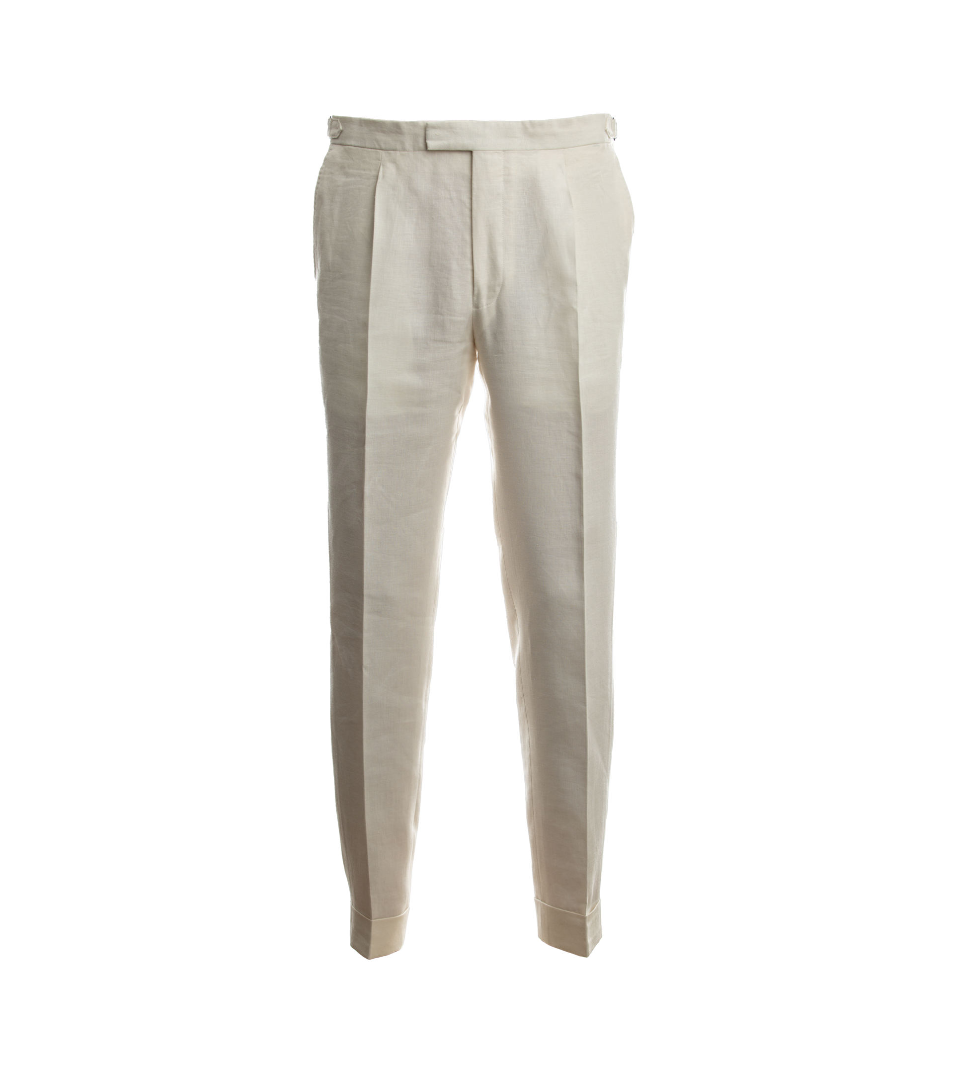 Cream Linen Pants | He Spoke Style