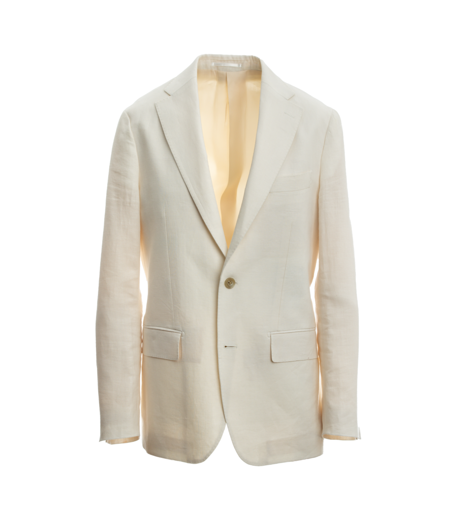 Cream Linen Suit