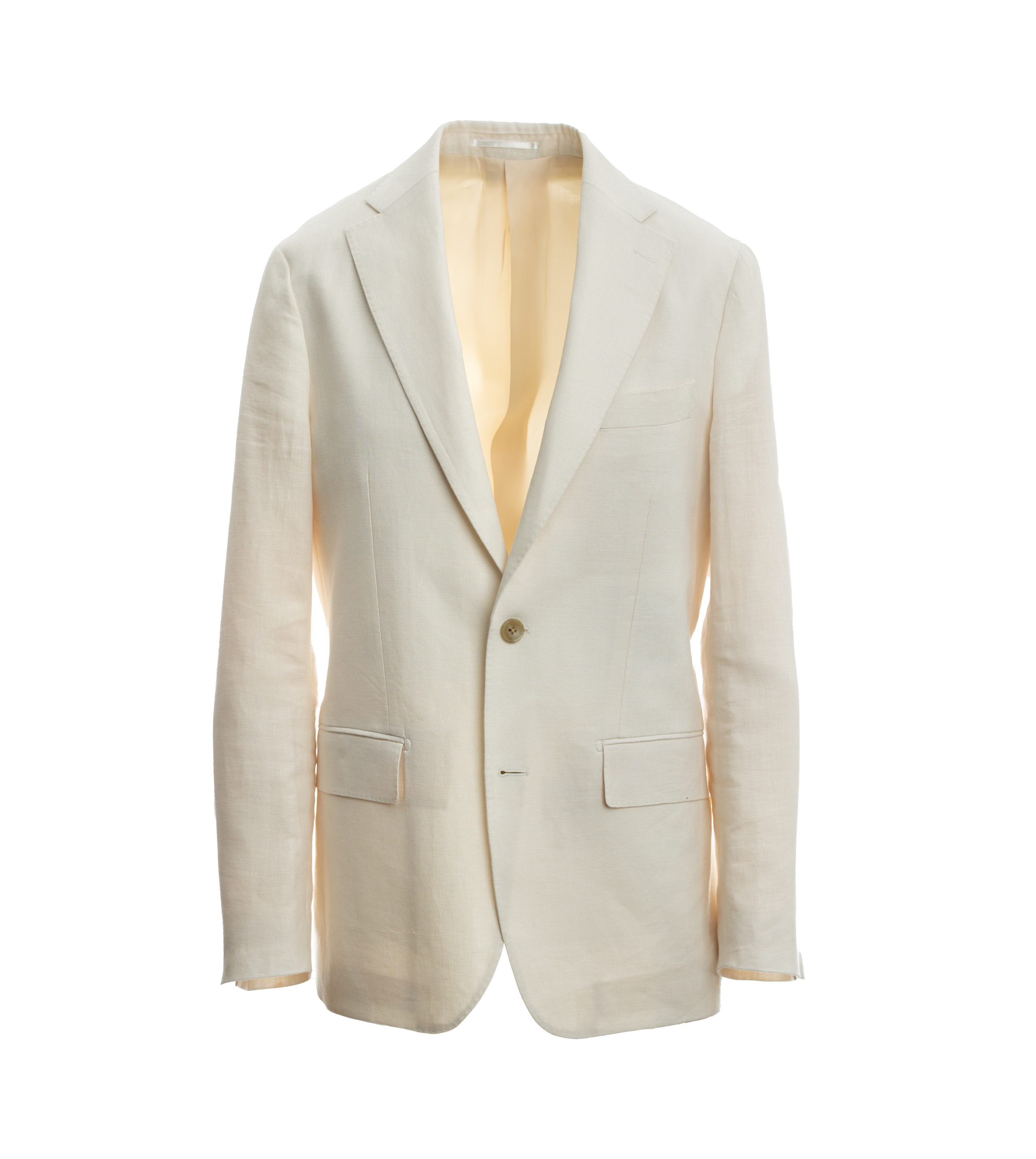 white christmas dresses The Tailory New York Women's Cream Fitted Satin Wedding Suit, 44 main image 0