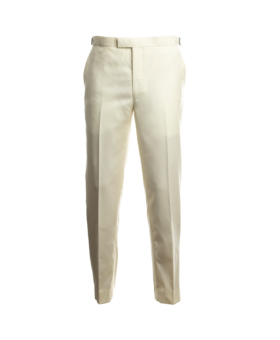 Cream Wool Pants - He Spoke Style Shop