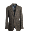 Dark Brown Donegal Tweed Sport Coat - He Spoke Style Shop