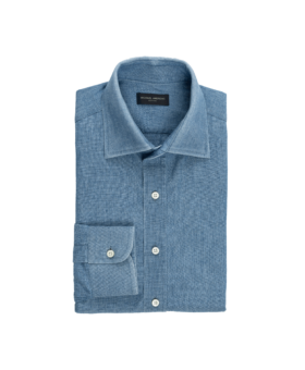 Denim Dress Shirt - He Spoke Style Shop