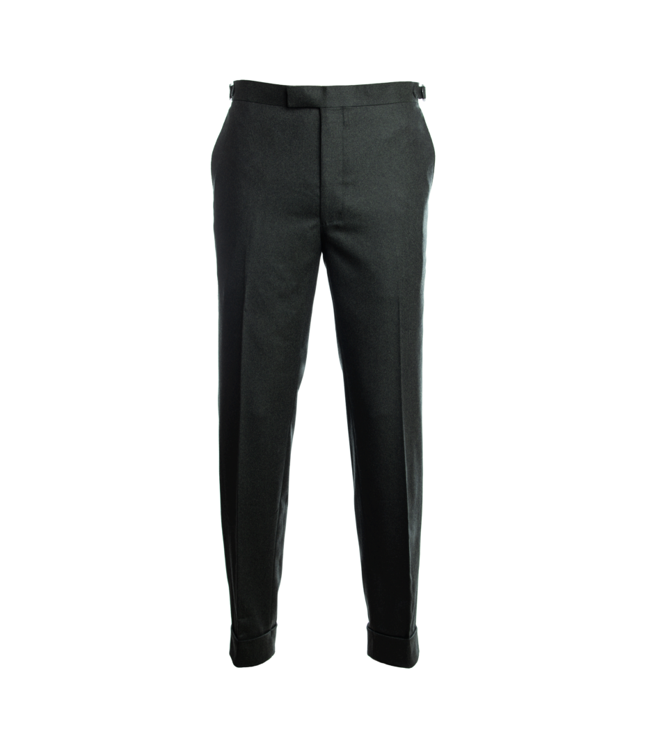 Forest Green Flannel Suit Pants - He Spoke Style Shop