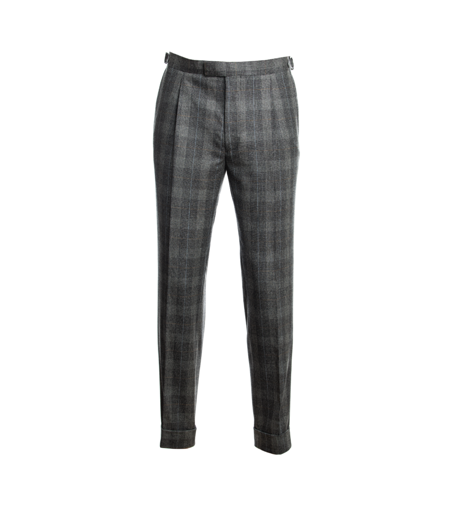 Gray Plaid Flannel Pants | He Spoke Style