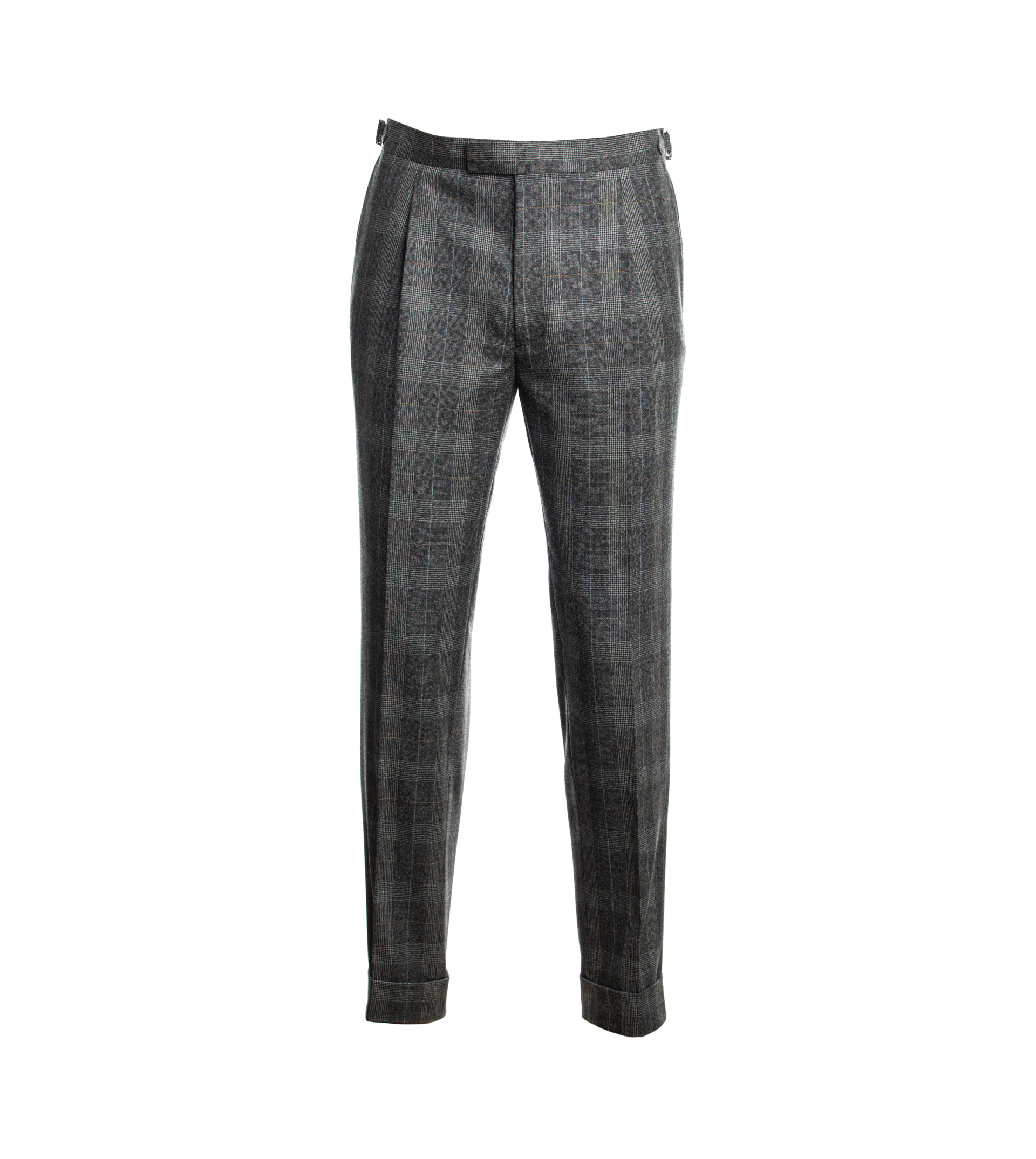 Dobell Grey Flannel Suit Pants