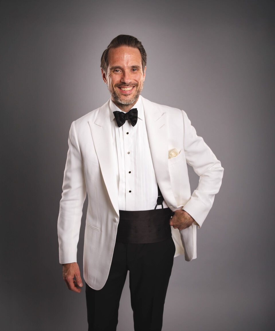 Ivory Peaked Lapel Dinner Jacket | He Spoke Style