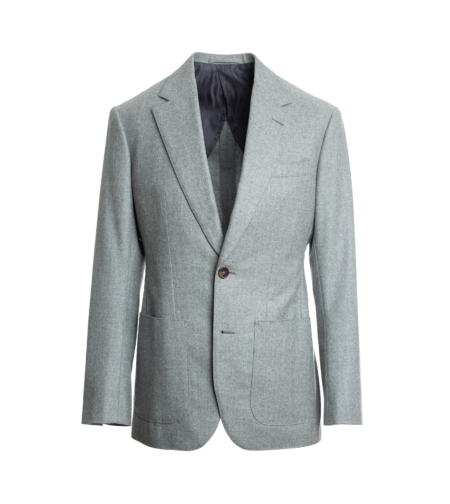 Light Gray Flannel Sport Coat - He Spoke Style Shop