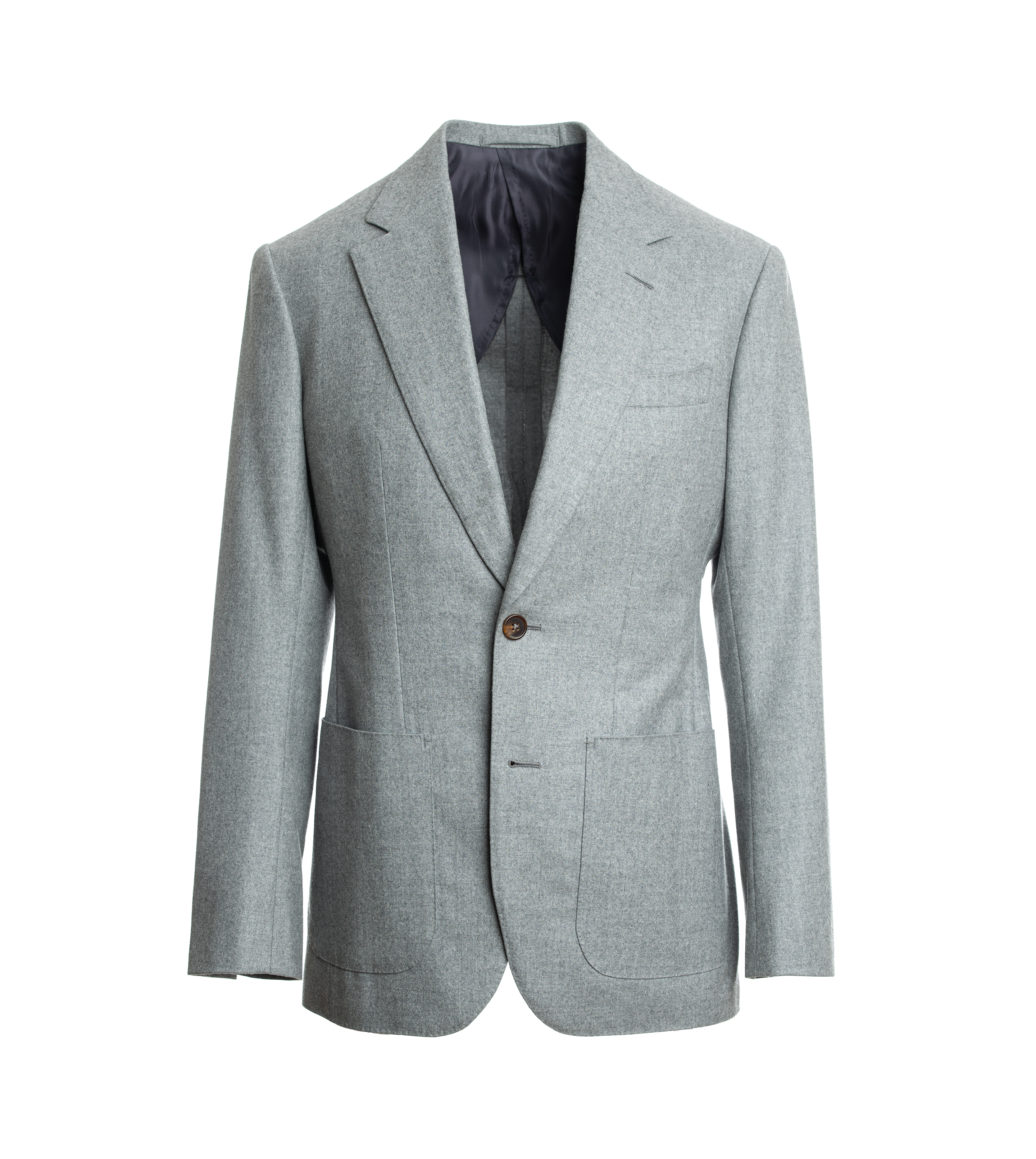 Light Grey Flannel Sport Coat | He Spoke Style