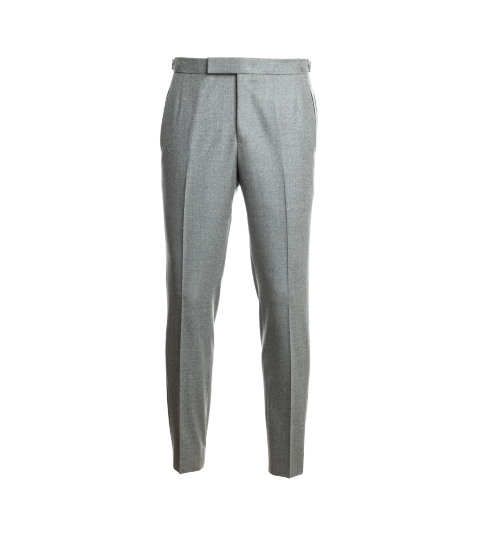 Light Gray Flannel Suit Pants - He Spoke Style Shop