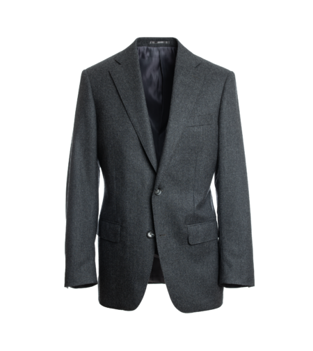 Medium Gray Flannel Suit Jacket - He Spoke Style Shop