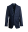 Tailored Navy Flannel Suit Jacket – Perfect for Business & Formal Events