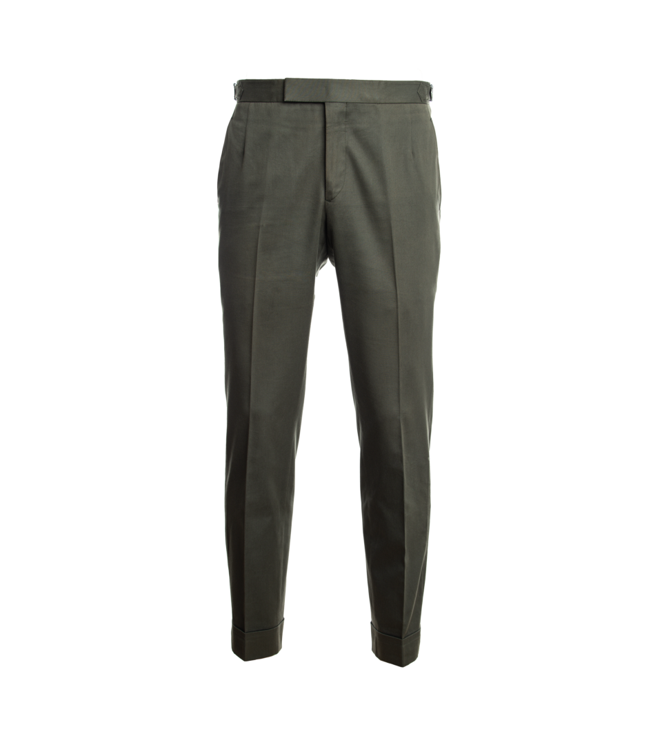 cotton dress trousers HAMET Tailored linen cotton trousers 42 main image 1
