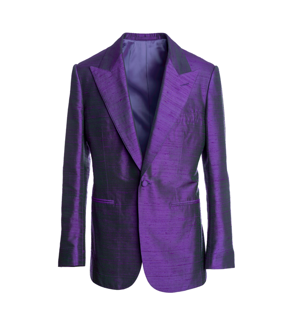 Purple Iridescent Dinner Jacket - He Spoke Style Shop