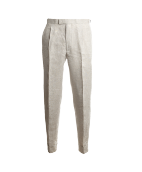 Textured Tan Linen Pants - He Spoke Style Shop