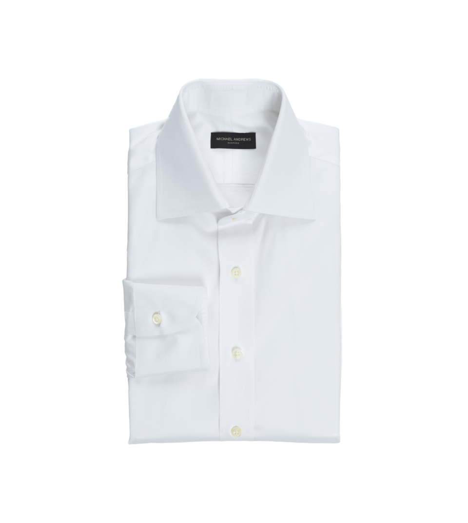 White Poplin Dress Shirt - He Spoke Style Shop