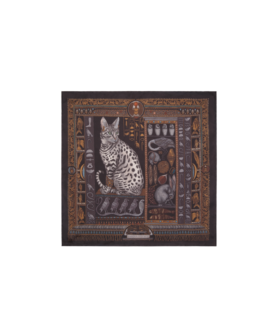 Bastet's Bounty Onyx/Gold - flat view