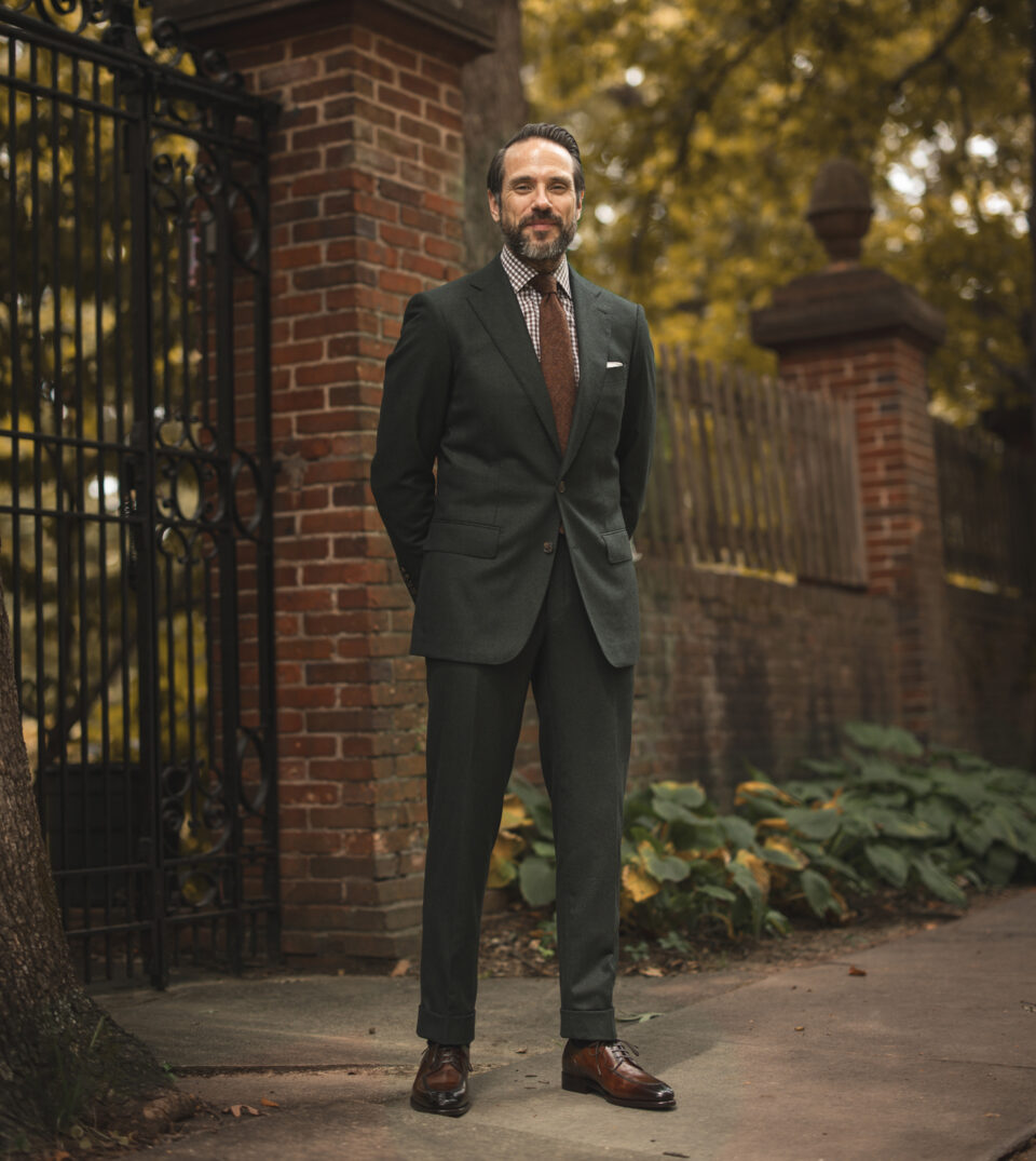 Brown Gingham Dress Shirt | He Spoke Style