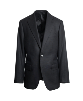 Black Flannel Sport Coat - He Spoke Style Shop