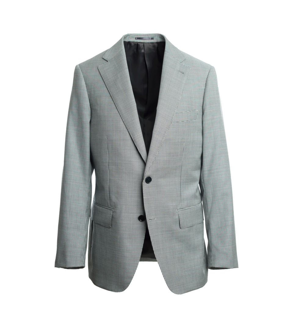 Black And White Puppytooth Suit Jacket - He Spoke Style Shop