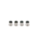 Codis Maya Bloodstone Tuxedo Studs (White Rhodium) - He Spoke Style Shop