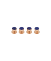 Codis Maya Lapis Lazuli Tuxedo Studs (Rose Gold) - He Spoke Style Shop