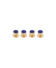 Codis Maya Lapis Lazuli Tuxedo Studs (Yellow Gold) - He Spoke Style Shop