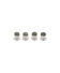 Codis Maya Smokey Mother Of Pearl Tuxedo Studs (White Rhodium) - He Spoke Style Shop