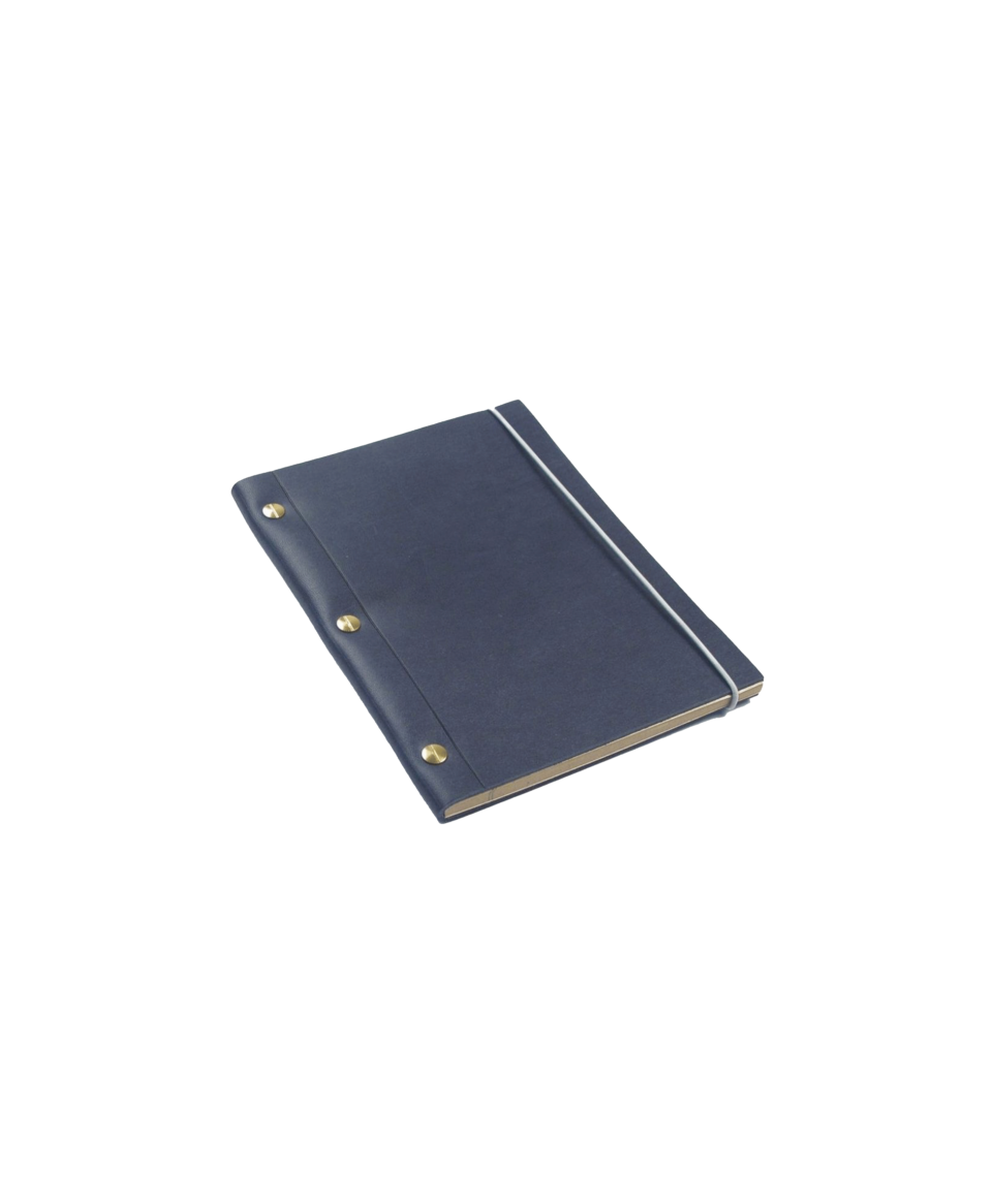 Blue La Compagnie Du Kraft Leather Notebook - He Spoke Style Shop