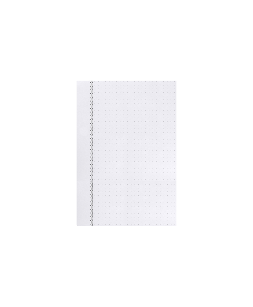 La Compagnie Du Kraft Notebook Refill - White Kraft With Dots - He Spoke Style Shop