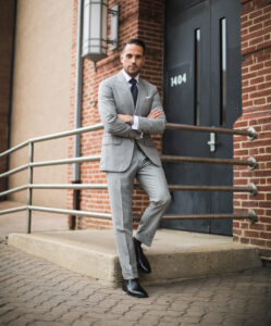 Grey Suit Groom Dress Shoes Light Grey Suit Silver Gray Suit For Wedding  Men's One Button