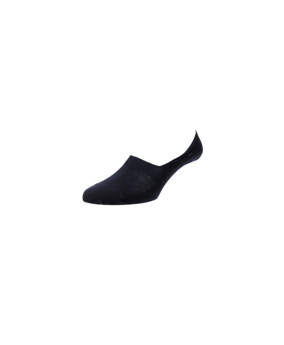 Pantherella Mahon Wool No-Show Socks - Navy - He Spoke Style Shop