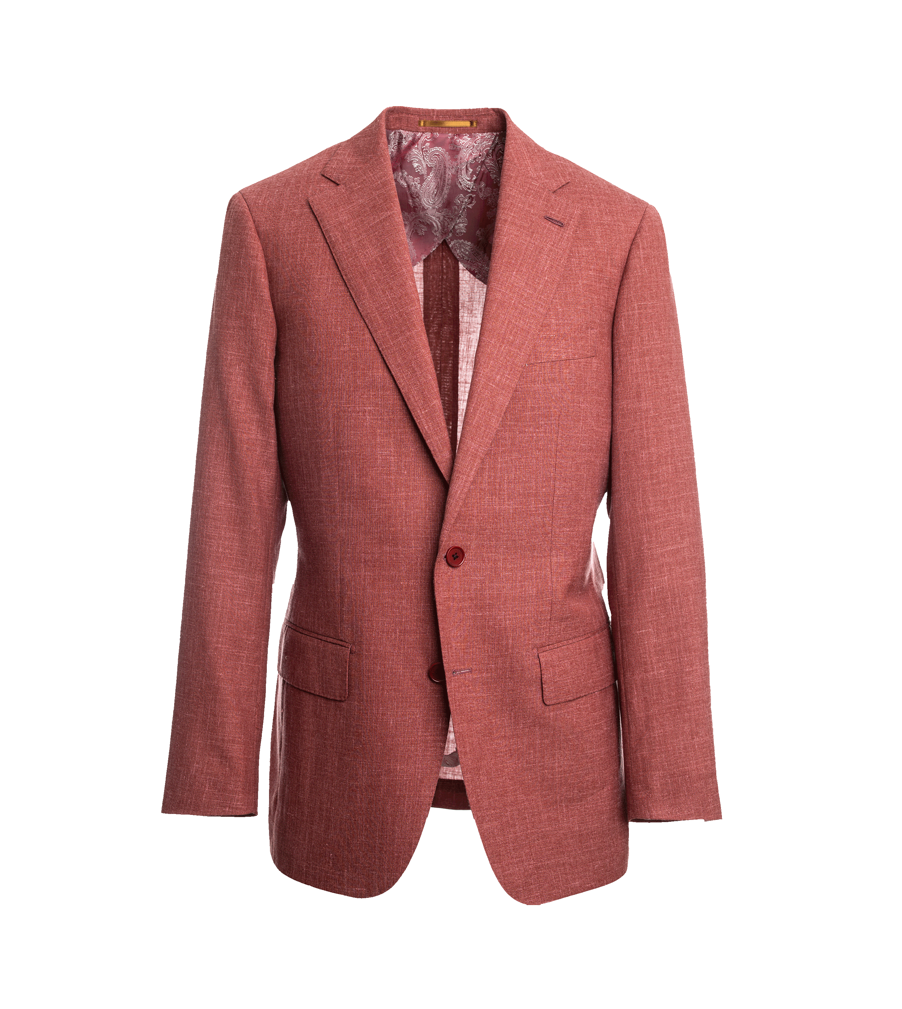 Red Loro Piana Wool, Silk, Linen Sport Coat