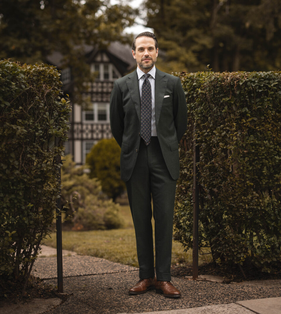 Forest Green Flannel Suit | He Spoke Style