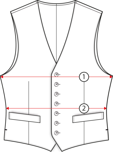 Vest Size Chart | He Spoke Style