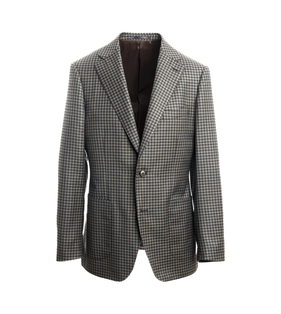 Gray and Brown Houndstooth Sport Coat | He Spoke Style