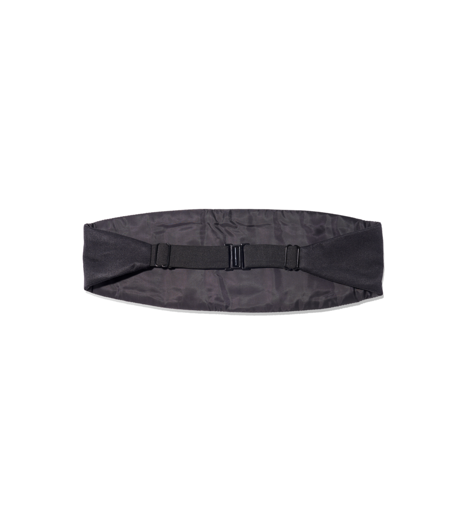 Black Silk Grosgrain Cummerbund | He Spoke Style