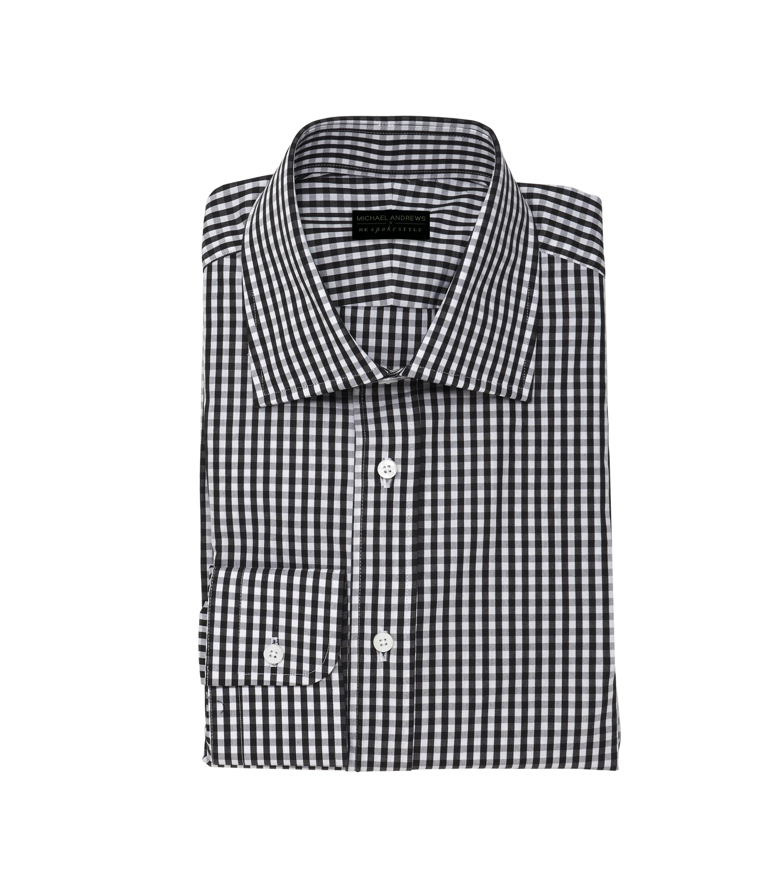 black gingham dress shirt Gingham Blouse