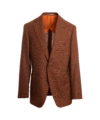 Terracotta Hopsack Suit Jacket – Custom Fit by He Spoke Style
